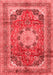 Medallion Red Traditional Area Rugs