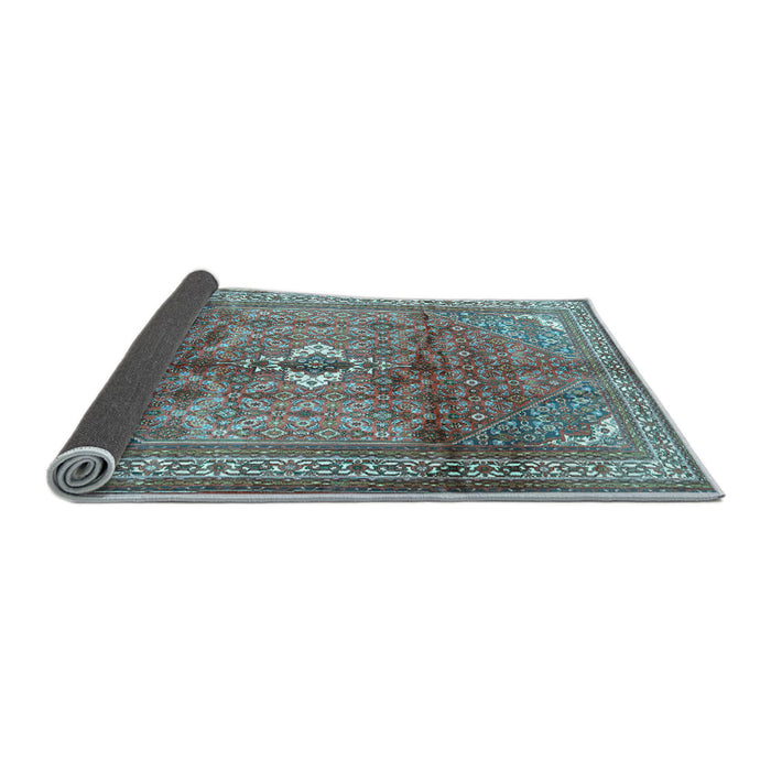 Sideview of Persian Light Blue Traditional Rug, tr2901lblu