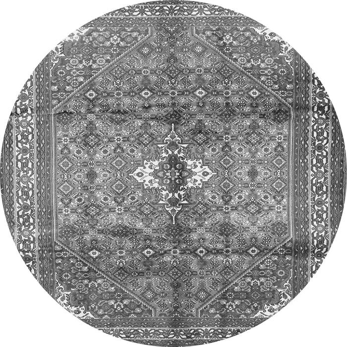 Square Persian Gray Traditional Rug, tr2901gry