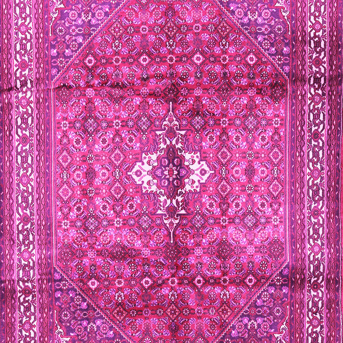 Machine Washable Persian Pink Traditional Rug, wshtr2901pnk