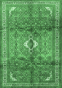 Persian Emerald Green Traditional Rug, tr2901emgrn