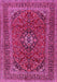 Medallion Pink Traditional Rug, tr2902pnk