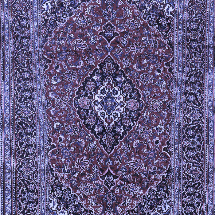 Medallion Blue Traditional Rug, tr2902blu