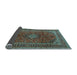 Sideview of Medallion Light Blue Traditional Rug, tr2902lblu