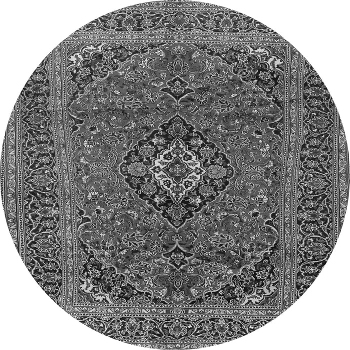 Square Medallion Gray Traditional Rug, tr2902gry