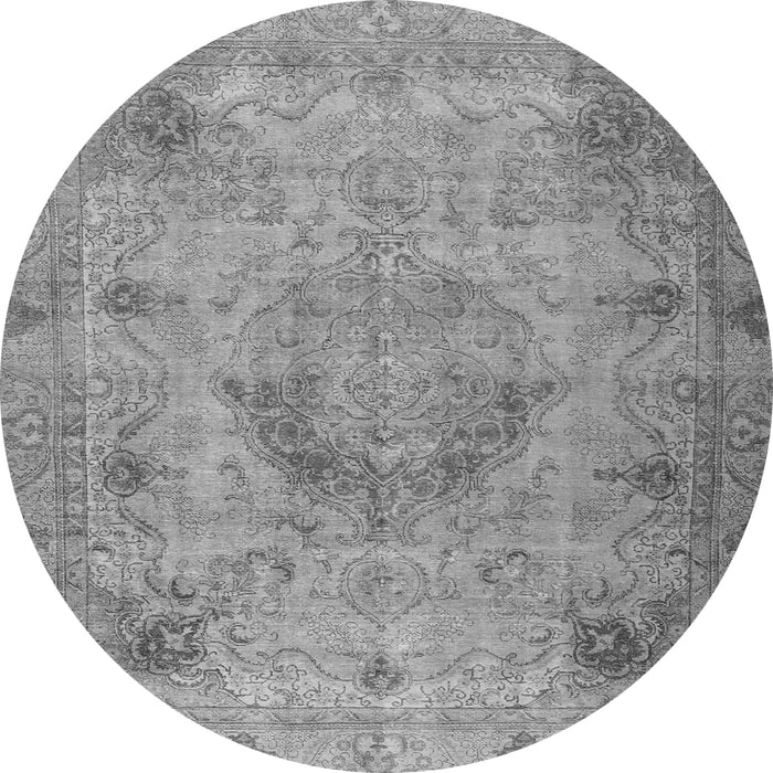 Machine Washable Persian Gray Traditional Rug, wshtr2903gry