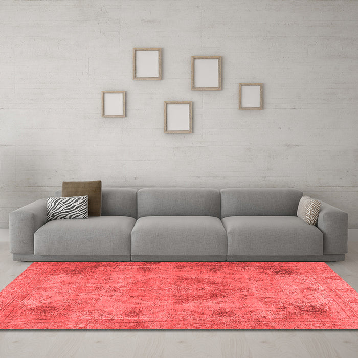 Traditional Red Washable Rugs