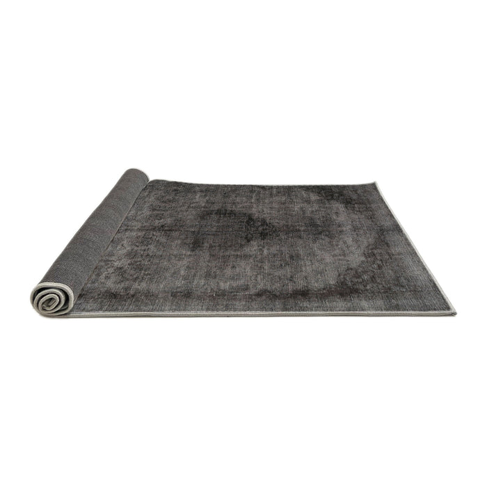 Sideview of Traditional Gray Persian Rug, tr2904