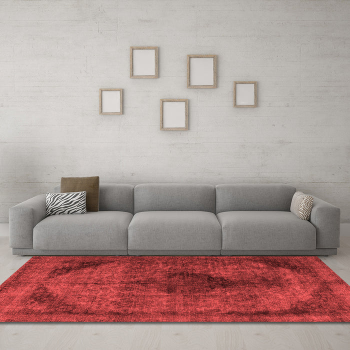Traditional Red Washable Rugs