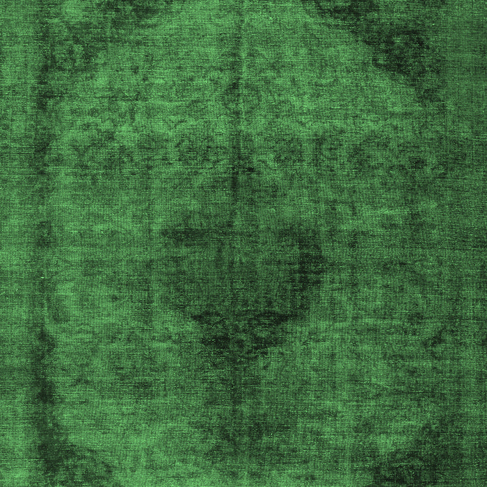 Machine Washable Persian Emerald Green Traditional Area Rugs, wshtr2904emgrn