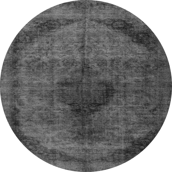 Square Persian Gray Traditional Rug, tr2904gry