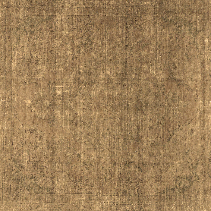 Square Machine Washable Persian Brown Traditional Rug, wshtr2905brn