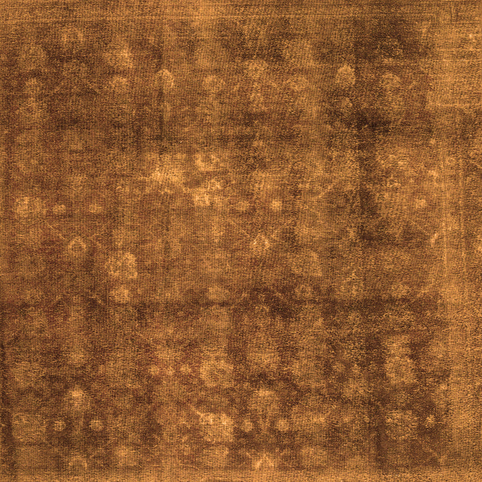 Serging Thickness of Persian Orange Traditional Rug, tr2906org