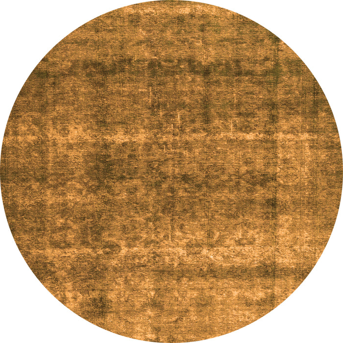 Square Persian Orange Traditional Rug, tr2907org