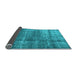 Sideview of Persian Light Blue Traditional Rug, tr2907lblu