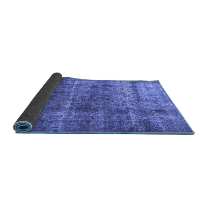 Sideview of Persian Blue Traditional Rug, tr2907blu