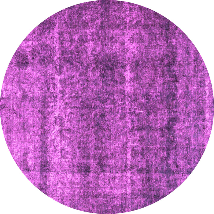 Round Persian Pink Traditional Rug, tr2907pnk
