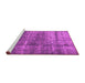 Sideview of Machine Washable Persian Pink Traditional Rug, wshtr2907pnk