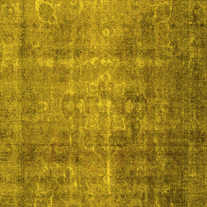 Machine Washable Persian Yellow Traditional Rug, wshtr2908yw