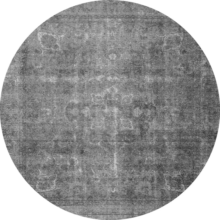 Square Persian Gray Traditional Rug, tr2908gry