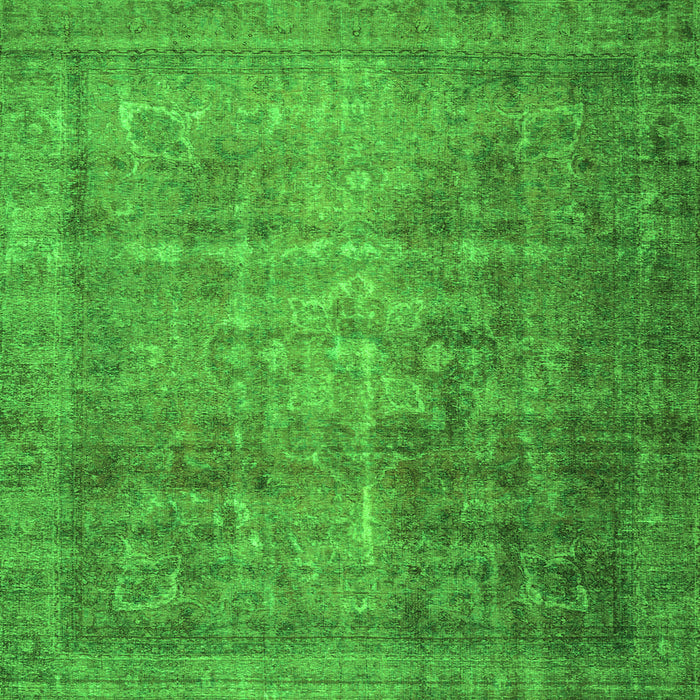 Serging Thickness of Persian Green Traditional Rug, tr2908grn