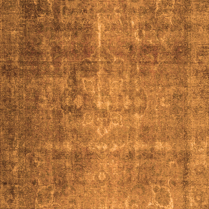 Serging Thickness of Machine Washable Persian Orange Traditional Area Rugs, wshtr2908org