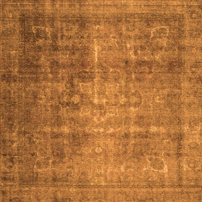 Serging Thickness of Persian Orange Traditional Rug, tr2908org