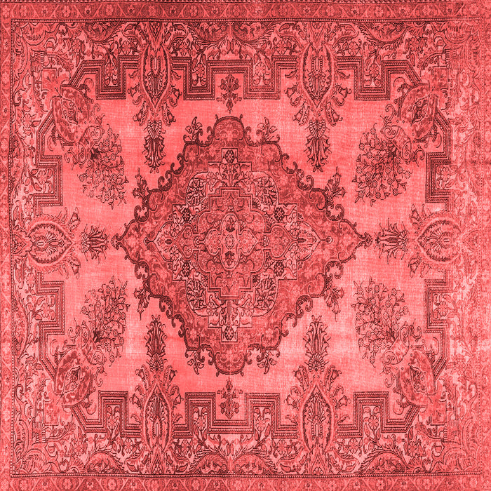 Machine Washable Persian Red Traditional Rug, wshtr2909red