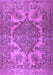 Machine Washable Persian Purple Traditional Area Rugs, wshtr2909pur