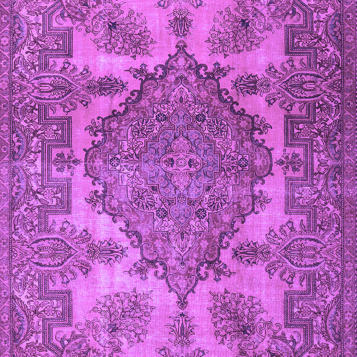 Machine Washable Persian Purple Traditional Area Rugs, wshtr2909pur