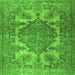 Serging Thickness of Persian Green Traditional Rug, tr2909grn
