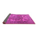 Sideview of Persian Pink Traditional Rug, tr2909pnk