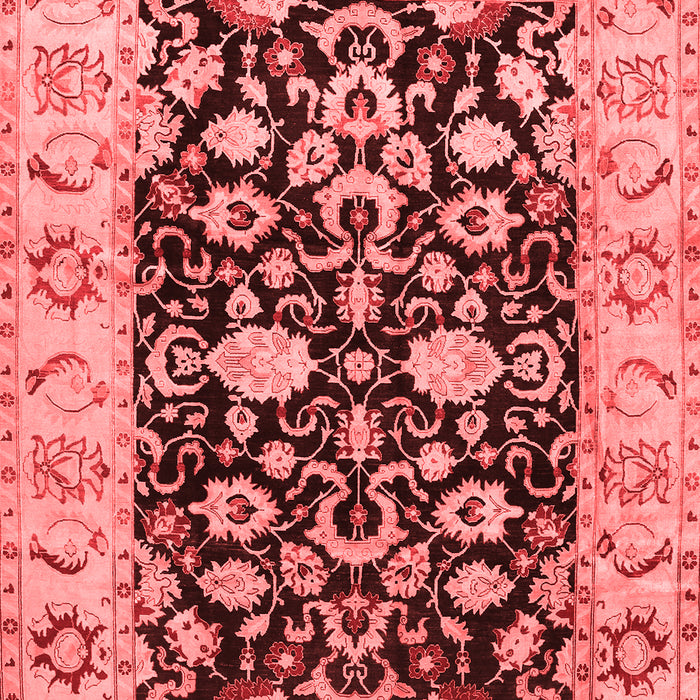 Machine Washable Persian Red Traditional Rug, wshtr290red