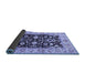 Sideview of Persian Blue Traditional Rug, tr290blu