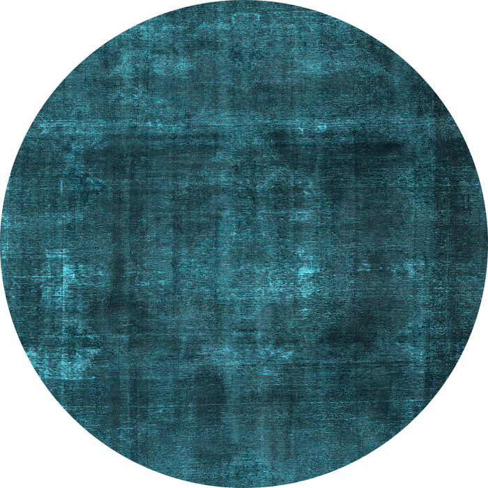 Round Persian Light Blue Traditional Rug, tr2910lblu