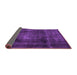 Sideview of Persian Purple Traditional Rug, tr2910pur