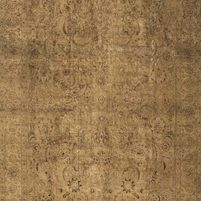 Machine Washable Persian Brown Traditional Rug, wshtr2911brn