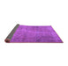 Sideview of Persian Purple Traditional Rug, tr2911pur