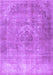 Machine Washable Persian Purple Traditional Area Rugs, wshtr2912pur