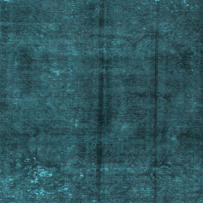 Square Machine Washable Persian Light Blue Traditional Rug, wshtr2913lblu