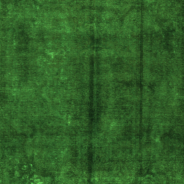 Serging Thickness of Machine Washable Persian Green Traditional Area Rugs, wshtr2913grn