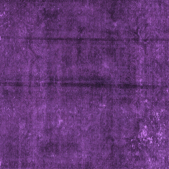 Square Machine Washable Persian Purple Traditional Area Rugs, wshtr2913pur