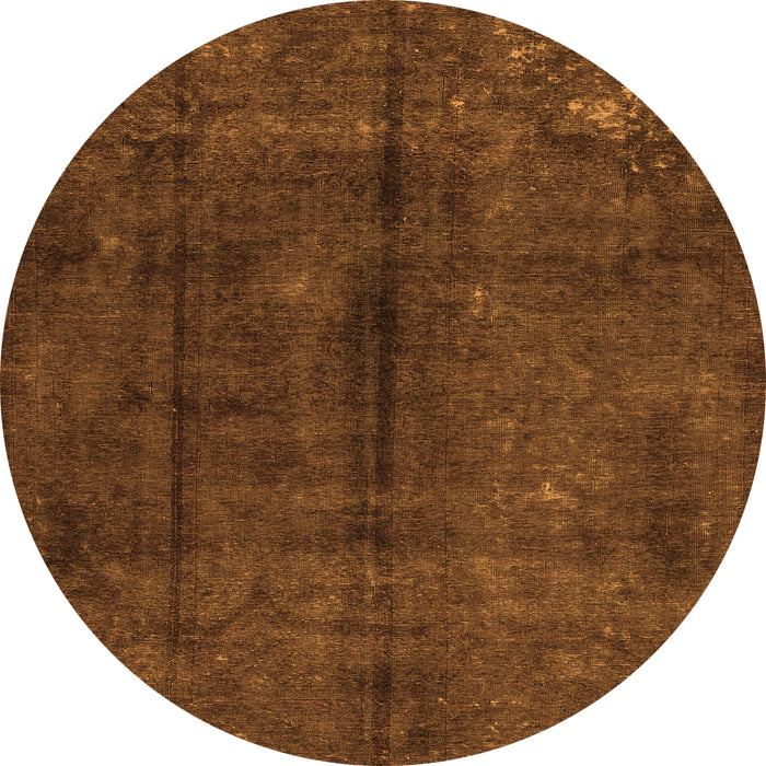 Square Persian Orange Traditional Rug, tr2913org