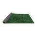 Sideview of Persian Emerald Green Traditional Rug, tr2913emgrn