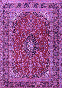 Medallion Purple Traditional Rug, tr2914pur