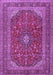 Medallion Purple Traditional Rug, tr2914pur