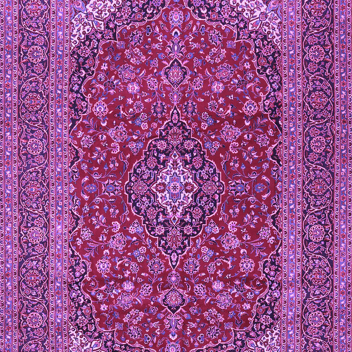 Medallion Purple Traditional Rug, tr2914pur