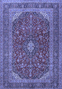 Medallion Blue Traditional Rug, tr2914blu