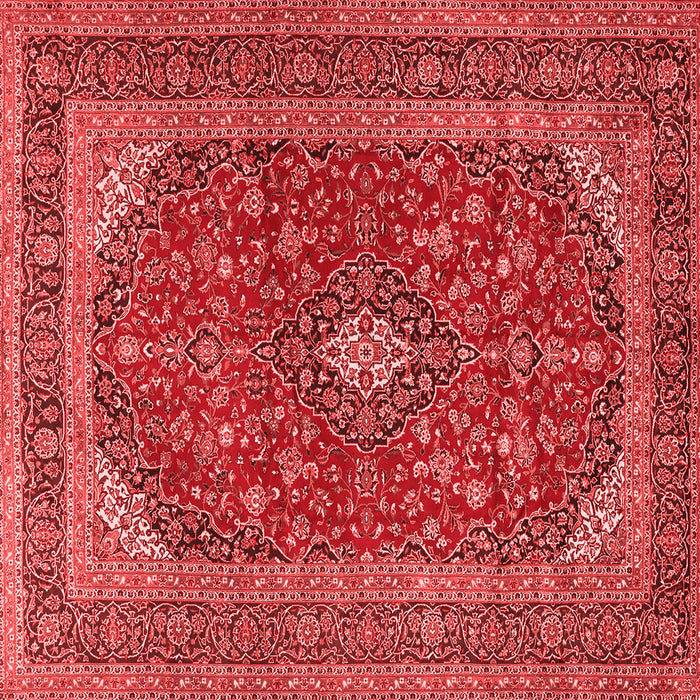 Medallion Red Traditional Rug, tr2914red