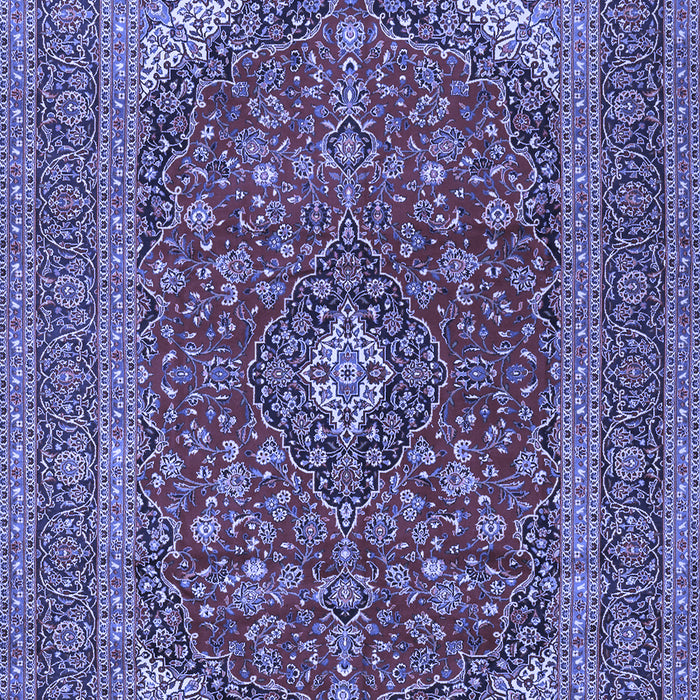 Medallion Blue Traditional Rug, tr2914blu